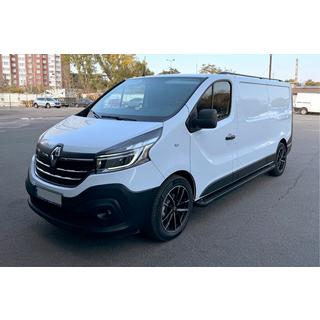 Sānu sliekšņi Allmond Black (2 gab., alumīnijs) foto 2