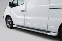 Renault Trafic 2015– Sānu pakāpieni Allmond White (2 gab., alumīnijs) foto 1