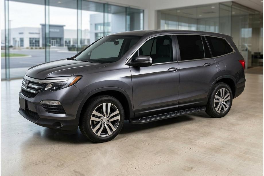 Honda Pilot 2015–2022 Sānu sliekšņi Allmond Black (2 gab., alumīnijs) Image