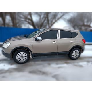 Hromētas durvju statņu uzlikas (4 gab., nerūsējošais tērauds) Nissan Qashqai 2007–2010 foto 1