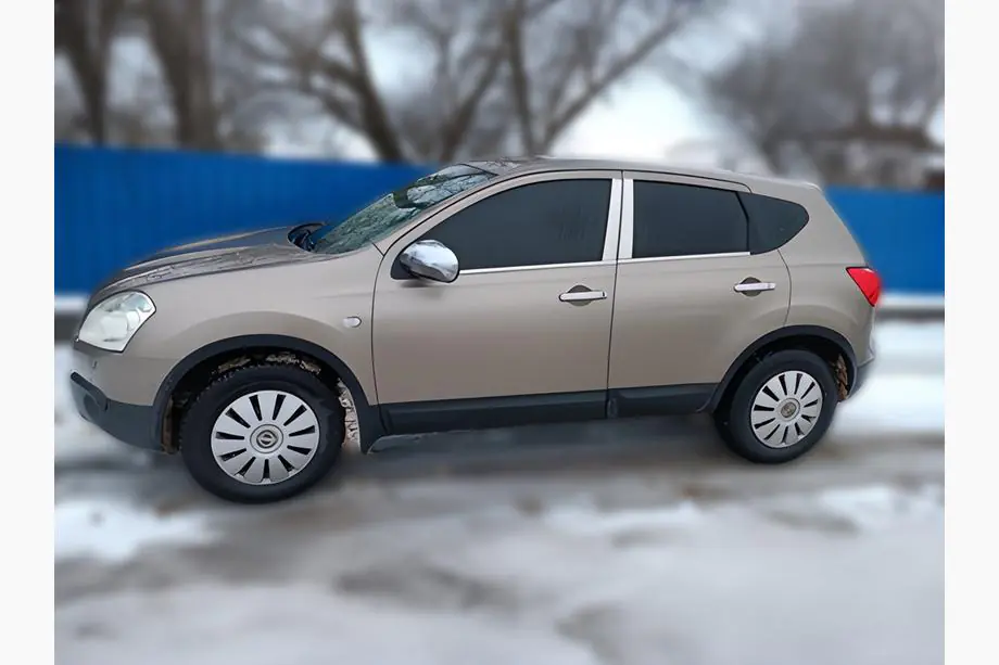 Nissan Qashqai 2007–2010 Hromētas durvju statņu uzlikas (4 gab., nerūsējošais tērauds) Image