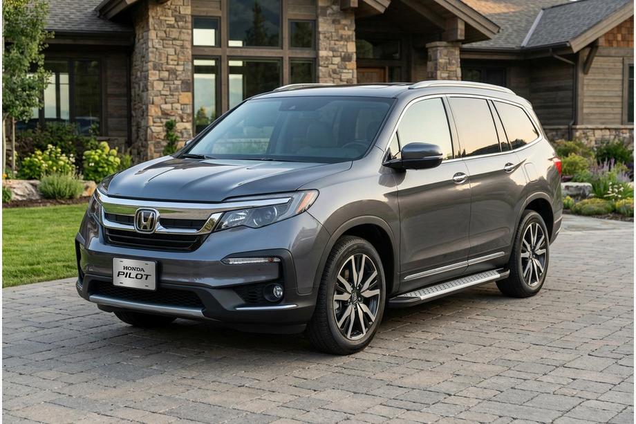 Honda Pilot 2015–2022 Sānu pakāpieni Allmond Grey (2 gab., alumīnijs) Image