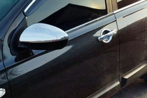 Nissan Qashqai 2007–2010 Spoguļu uzlikas (2 gab., nerūsējošais tērauds) foto 4