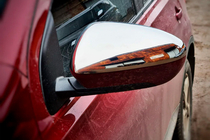 Nissan Qashqai 2007–2010 Spoguļu uzlikas (2 gab., nerūsējošais tērauds) foto 6
