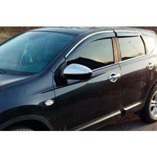 Spoguļu uzlikas (2 gab., nerūsējošais tērauds) Nissan Qashqai 2007–2010 foto 3