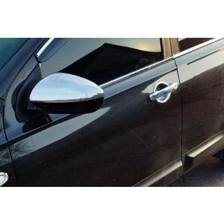 Spoguļu uzlikas (2 gab., nerūsējošais tērauds) Nissan Qashqai 2007–2010 foto 4
