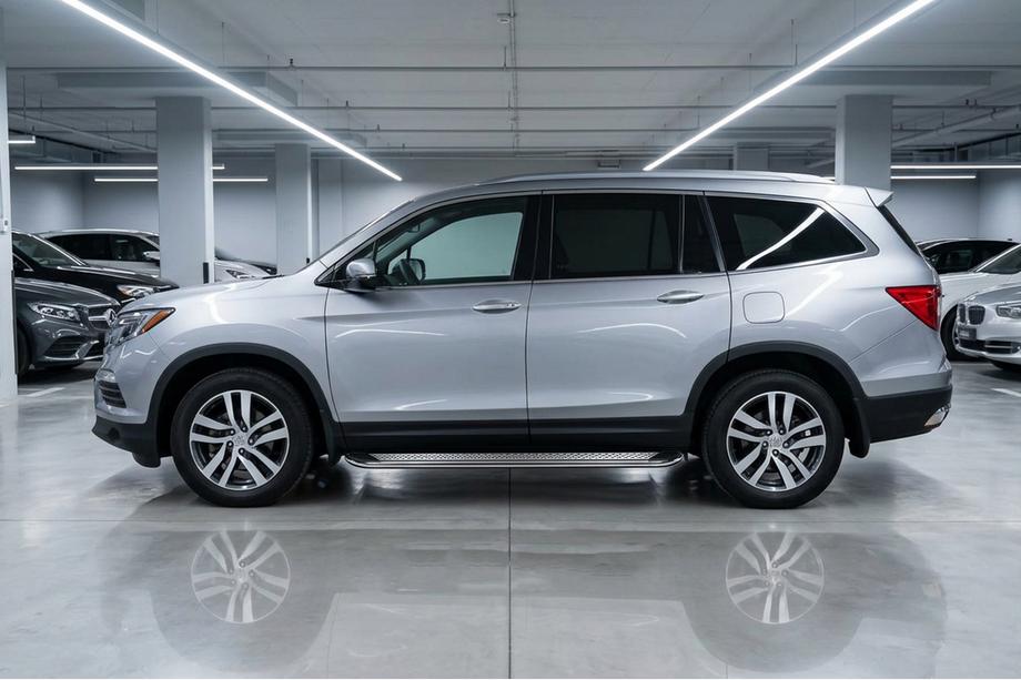 Honda Pilot 2015–2022 Sānu sliekšņi Maydos V2 (2 gab., alumīnijs / nerūsējošais tērauds) Image