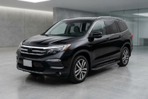 Honda Pilot 2015–2022 Sānu kāpšļi Tayga Black (2 gab., alumīnijs) foto 1