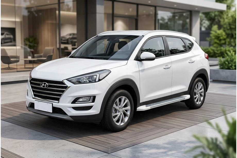 Hyundai Tucson TL 2016–2021 Sānu pakāpieni Allmond White (2 gab., alumīnijs) Image