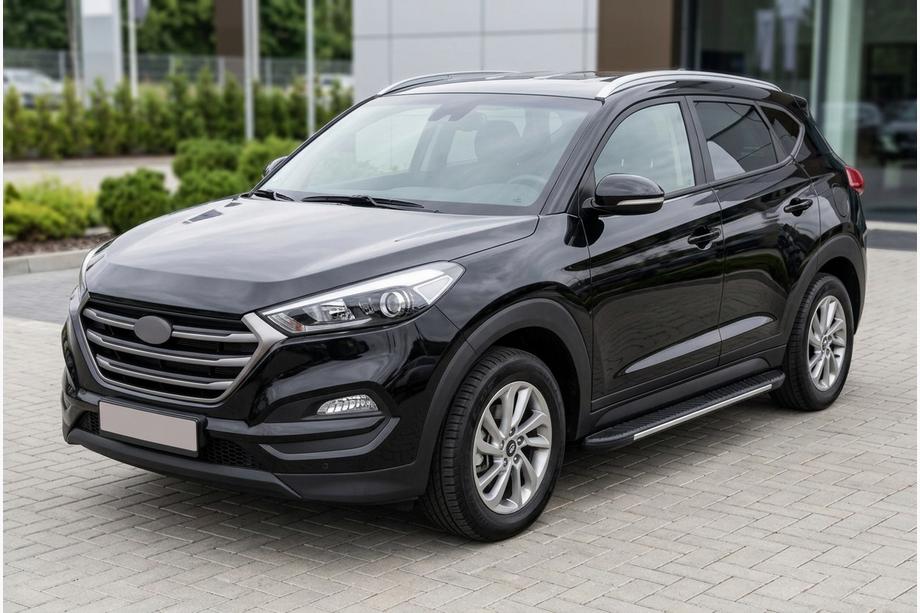 Hyundai Tucson TL 2016–2021 Sānu pakāpieni Bosphorus Grey (2 gab., alumīnijs) Image
