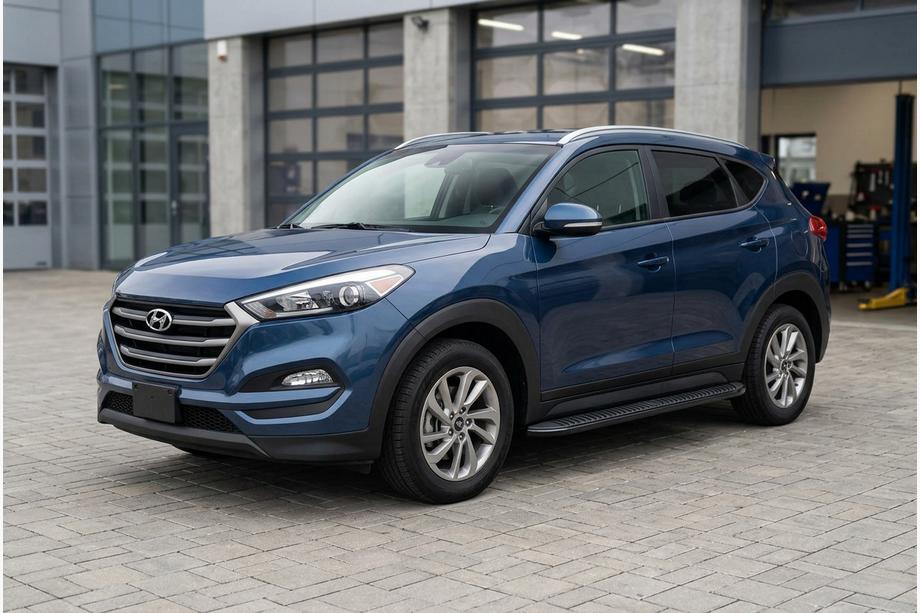 Hyundai Tucson TL 2016–2021 Sānu kāpšļi Tayga Black (2 gab., alumīnijs) Image