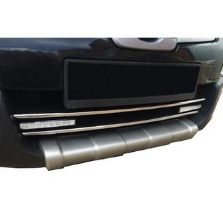 Līstes apakšējai radiatora restei (2 gab., nerūsējošais tērauds) Nissan Qashqai 2007–2010 foto 1