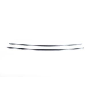 Līstes apakšējai radiatora restei (2 gab., nerūsējošais tērauds) Nissan Qashqai 2007–2010 foto 2
