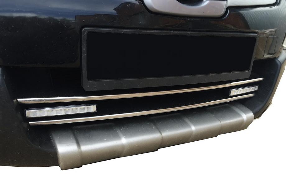 Nissan Qashqai 2007–2010 Līstes apakšējai radiatora restei (2 gab., nerūsējošais tērauds) Carmos - turku teras Image