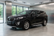 Kia Sorento III UM 2014–2020 Sānu sliekšņi Sunrise (2 gab., alumīnijs) foto 1