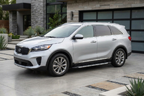Kia Sorento III UM 2014–2020 Sānu pakāpieni RedLine V1 (2 gab., alumīnijs) foto 1