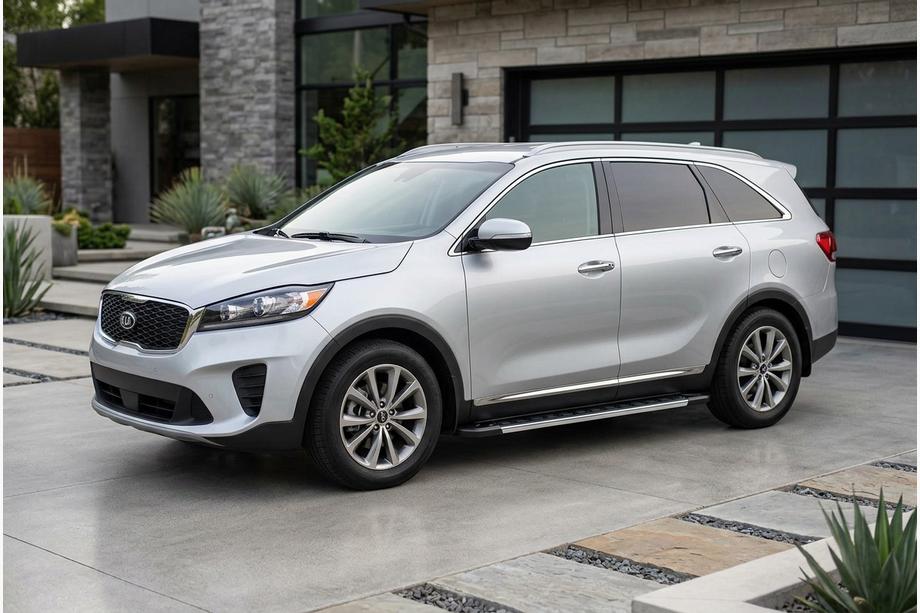 Kia Sorento III UM 2014–2020 Sānu pakāpieni RedLine V1 (2 gab., alumīnijs) Image