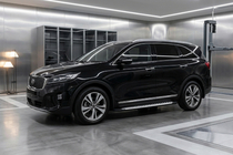 Kia Sorento III UM 2014–2020 Sānu sliekšņi Line (2 gab., alumīnijs) foto 1