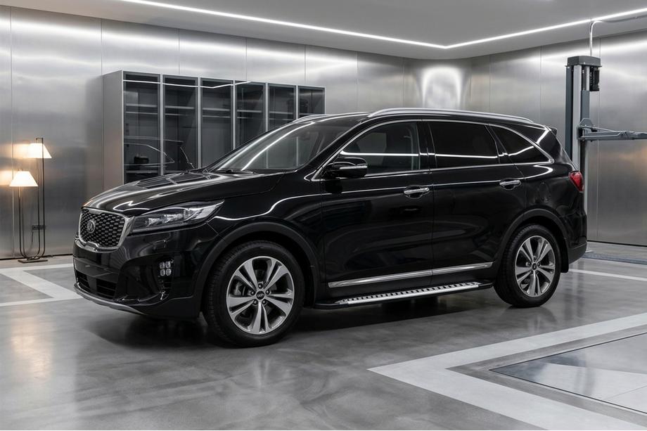 Kia Sorento III UM 2014–2020 Sānu sliekšņi Line (2 gab., alumīnijs) Image