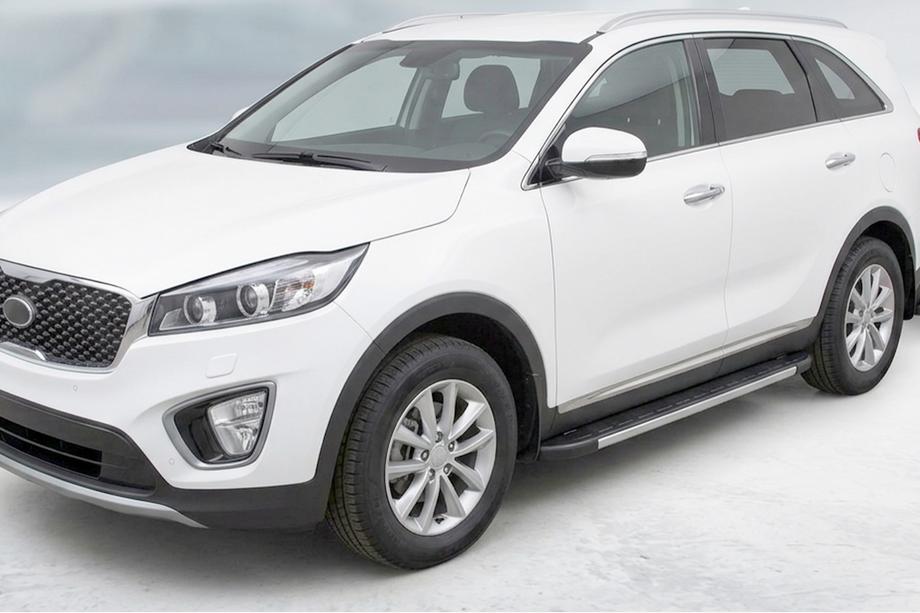 Kia Sorento III UM 2014–2020 Sānu sliekšņi Duru (2 gab., alumīnijs) Image