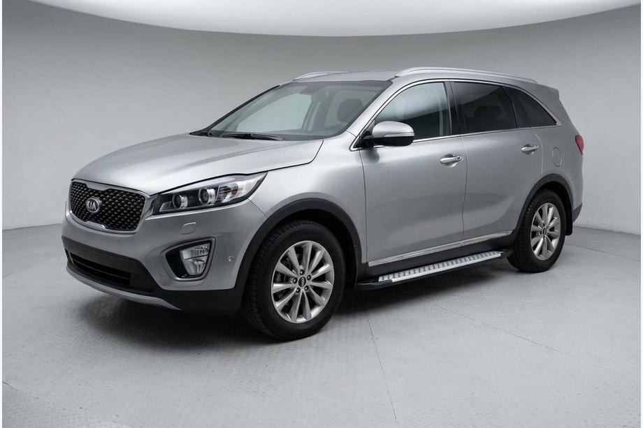 Kia Sorento III UM 2014–2020 Sānu pakāpieni Allmond Grey (2 gab., alumīnijs) Foto 1