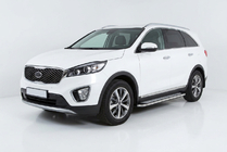 Kia Sorento III UM 2014–2020 Sānu sliekšņi Maydos V2 (2 gab., alumīnijs / nerūsējošais tērauds) foto 1