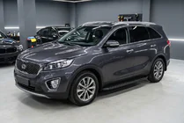 Kia Sorento III UM 2014–2020 Sānu kāpšļi Tayga Black (2 gab., alumīnijs) foto 1