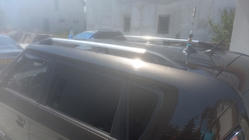 Kia Soul II 2013–2018 Jumta reliņi hromēti (plastmasas uzgaļi) foto 1
