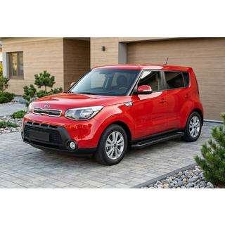 Sānu sliekšņi Allmond Black (2 gab., alumīnijs) Kia Soul II 2013–2018 foto 1
