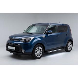 Sānu sliekšņi Line (2 gab., alumīnijs) Kia Soul II 2013–2018 foto 1