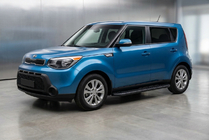 Kia Soul II 2013–2018 Sānu pakāpieni Bosphorus Black (2 gab., alumīnijs) foto 1