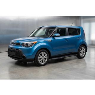 Sānu pakāpieni Bosphorus Black (2 gab., alumīnijs) Kia Soul II 2013–2018 foto 1