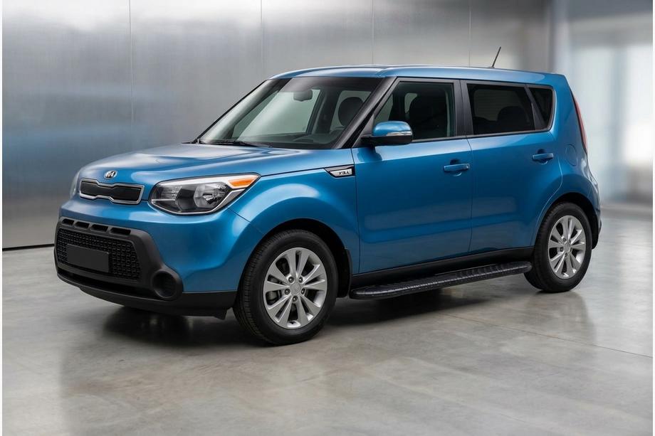 Kia Soul II 2013–2018 Sānu pakāpieni Bosphorus Black (2 gab., alumīnijs) Image