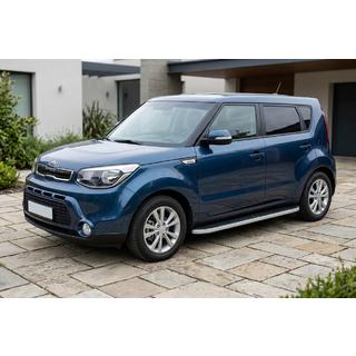 Sānu pakāpieni Tayga Grey (2 gab., alumīnijs) Kia Soul II 2013–2018 foto 1