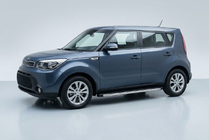 Kia Soul II 2013–2018 Sānu pakāpieni BlackLine (2 gab., alumīnijs) foto 1