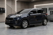 Kia Sportage 2015–2021 Sānu pakāpieni Allmond Black (2 gab., alumīnijs) foto 1