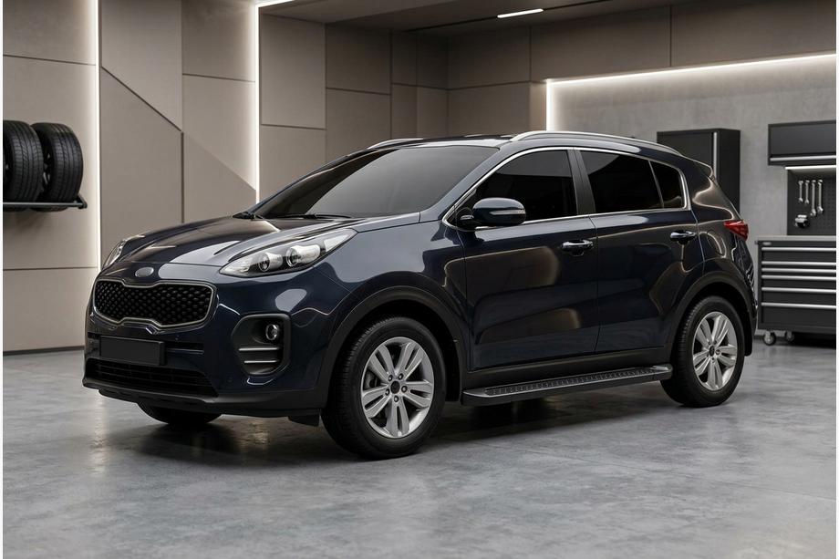 Kia Sportage 2015–2021 Sānu pakāpieni Allmond Black (2 gab., alumīnijs) Image