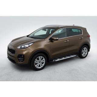 Sānu sliekšņi Sunrise (2 gab., alumīnijs) Kia Sportage 2015–2021 foto 1