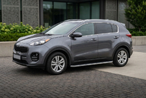 Kia Sportage 2015–2021 Sānu pakāpieni Tayga Grey (2 gab., alumīnijs) foto 1