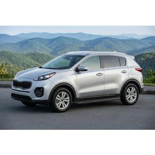 Sānu pakāpieni RedLine Black (2 gab., alumīnijs) Kia Sportage 2015–2021 foto 1