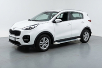 Kia Sportage 2015–2021 Sānu pakāpieni Allmond White (2 gab., alumīnijs) foto 1