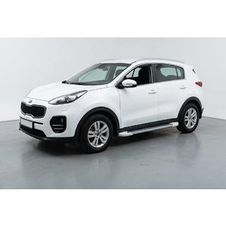 Sānu pakāpieni Allmond White (2 gab., alumīnijs) Kia Sportage 2015–2021 foto 1