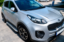 Kia Sportage 2015–2021 Sānu pakāpieni Maydos V2 (2 gab., alumīnijs/nerūsējošais tērauds) foto 2