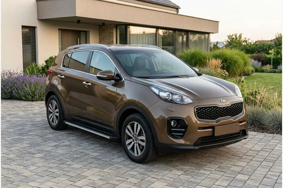 Kia Sportage 2015–2021 Sānu sliekšņi Maya V1 (2 gab., alumīnijs) Image
