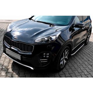 Sānu pakāpieni BlackLine (2 gab., alumīnijs) Kia Sportage 2015–2021 foto 1