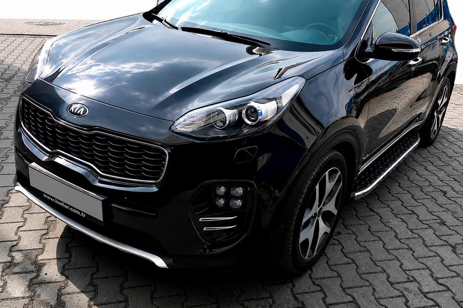 Kia Sportage 2015–2021 Sānu pakāpieni BlackLine (2 gab., alumīnijs) Image