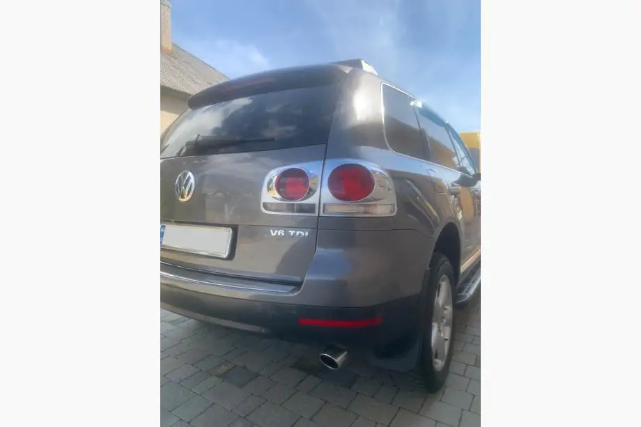Volkswagen Touareg 2002–2010 Hroma uzlikas aizmugurējiem lukturiem 2008-2011 (2 gab., plastmasa) Foto 5