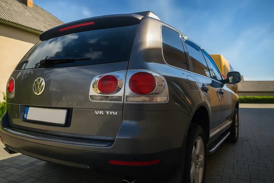 Volkswagen Touareg 2002–2010 Hroma uzlikas aizmugurējiem lukturiem 2008-2011 (2 gab., plastmasa) Foto 1