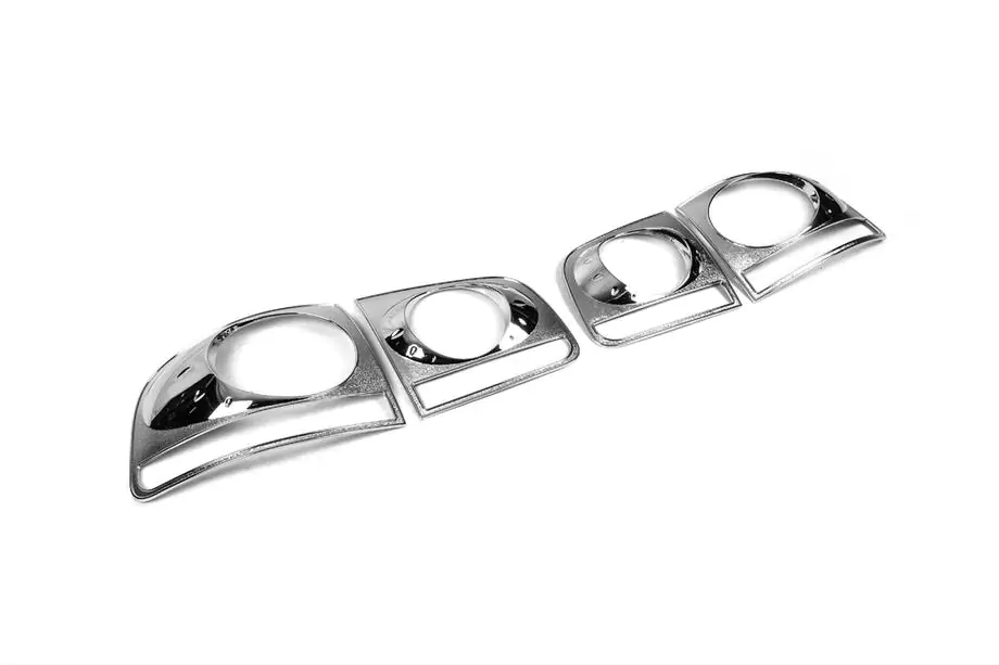 Volkswagen Touareg 2002–2010 Hroma uzlikas aizmugurējiem lukturiem 2008-2011 (2 gab., plastmasa) Foto 4