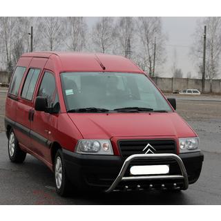 Priekšējais bullbar WT003 (nerūsējošais tērauds) foto 2